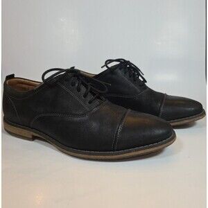 FLORSHEIM Men's Black Cap Toe Oxford Size‎ 8.5D